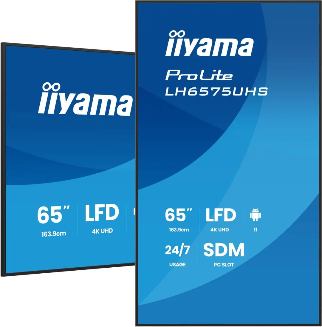 iiyama LH6575UHS-B2AG Monitor 65" 4K Ultra HD