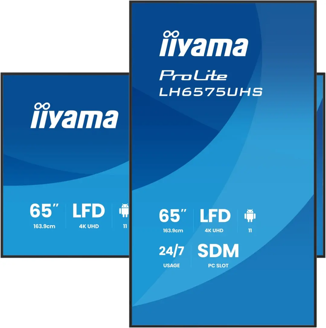 iiyama LH6575UHS-B2AG Monitor 65" 4K Ultra HD - 3x HDMI 2.0