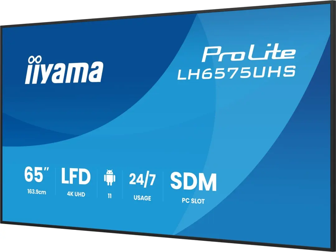 iiyama LH6575UHS-B2AG Monitor 65" 4K Ultra HD - 3x HDMI 2.0