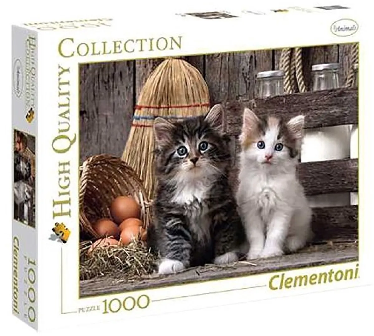 Clementoni Puzzel 1000 Stuks Schattige Kittens - Multi