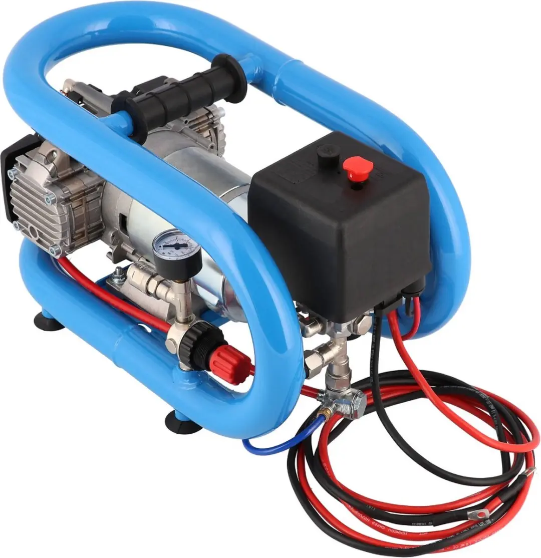 Airpress LMO 3-190 Olievrije Compressor 12V - 8 bar 152 l/min - 3L Blauw