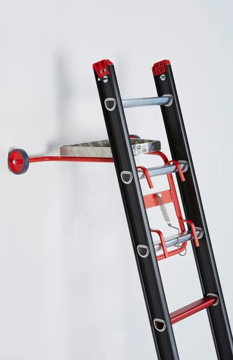 Altrex Muurafhouder met Bakje en Toprollen - Ladder