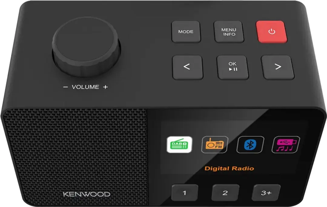 Kenwood CR-M70DAB Seniorenradio 5W - Zwart - afbeelding 6 van 6