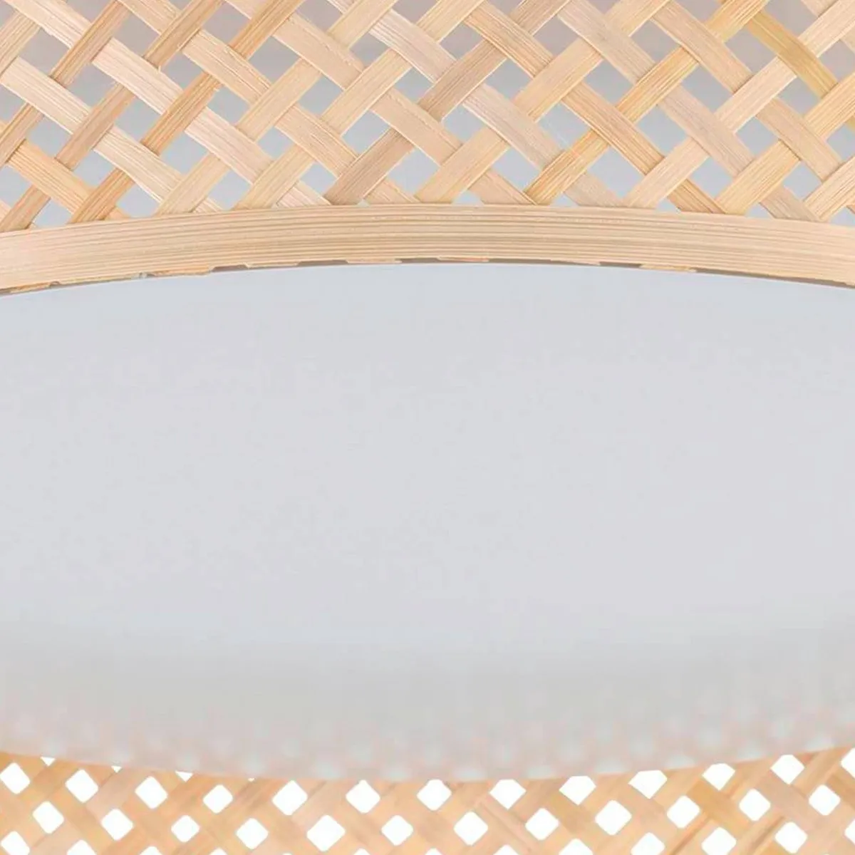 Eglo Luppineria Plafondlamp LED Ø38cm - Wit/Bruin