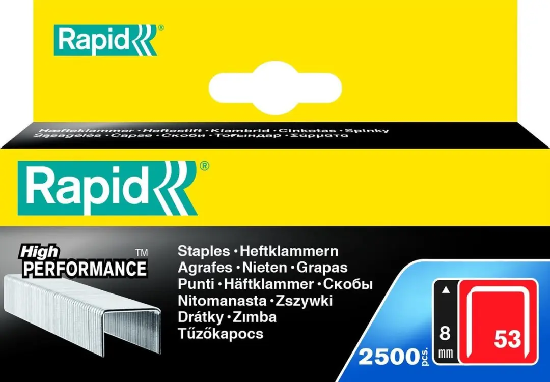 Rapid Niet 53/8mm - 2500 Stuks