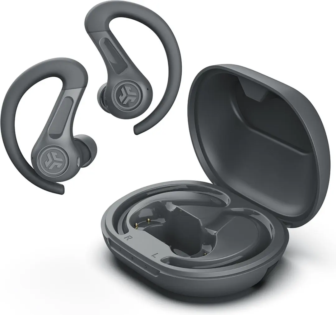 JLab JBuds Sport ANC 4 Draadloze Oordopjes - Hybrid ANC - 60u - IP66 - Zwart