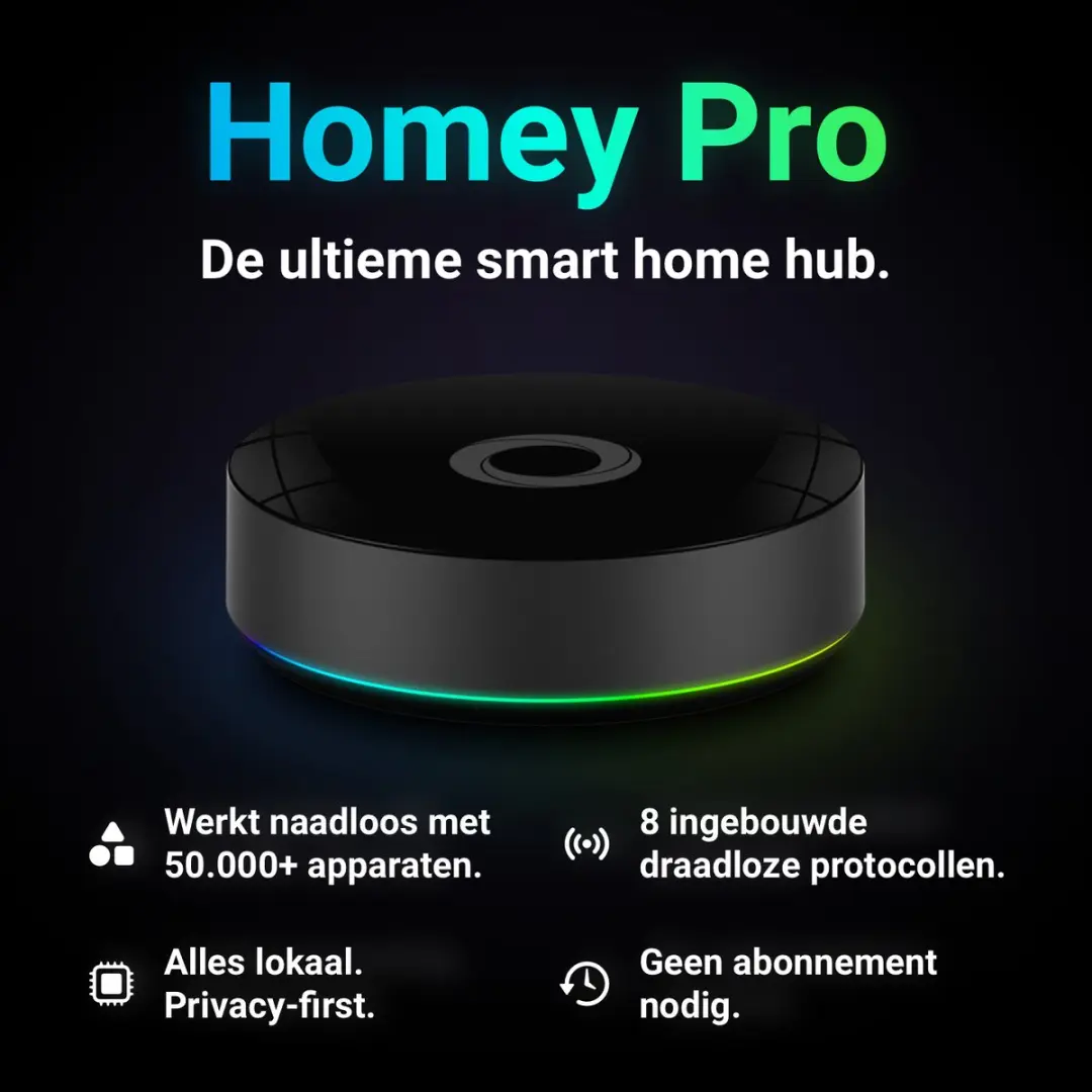 Homey Pro HY0025 Smart Home Hub - Zwart/Grijs
