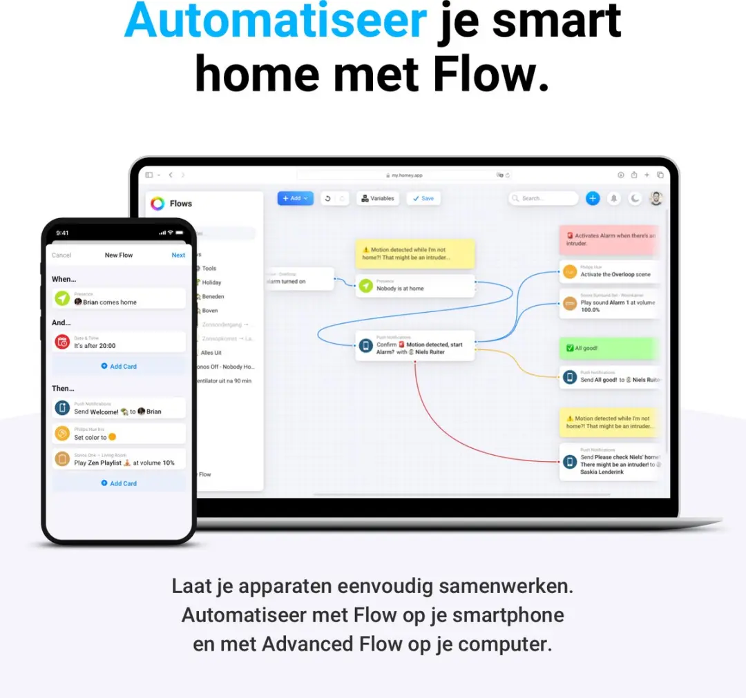 Homey Pro HY0025 Smart Home Hub - Zwart/Grijs