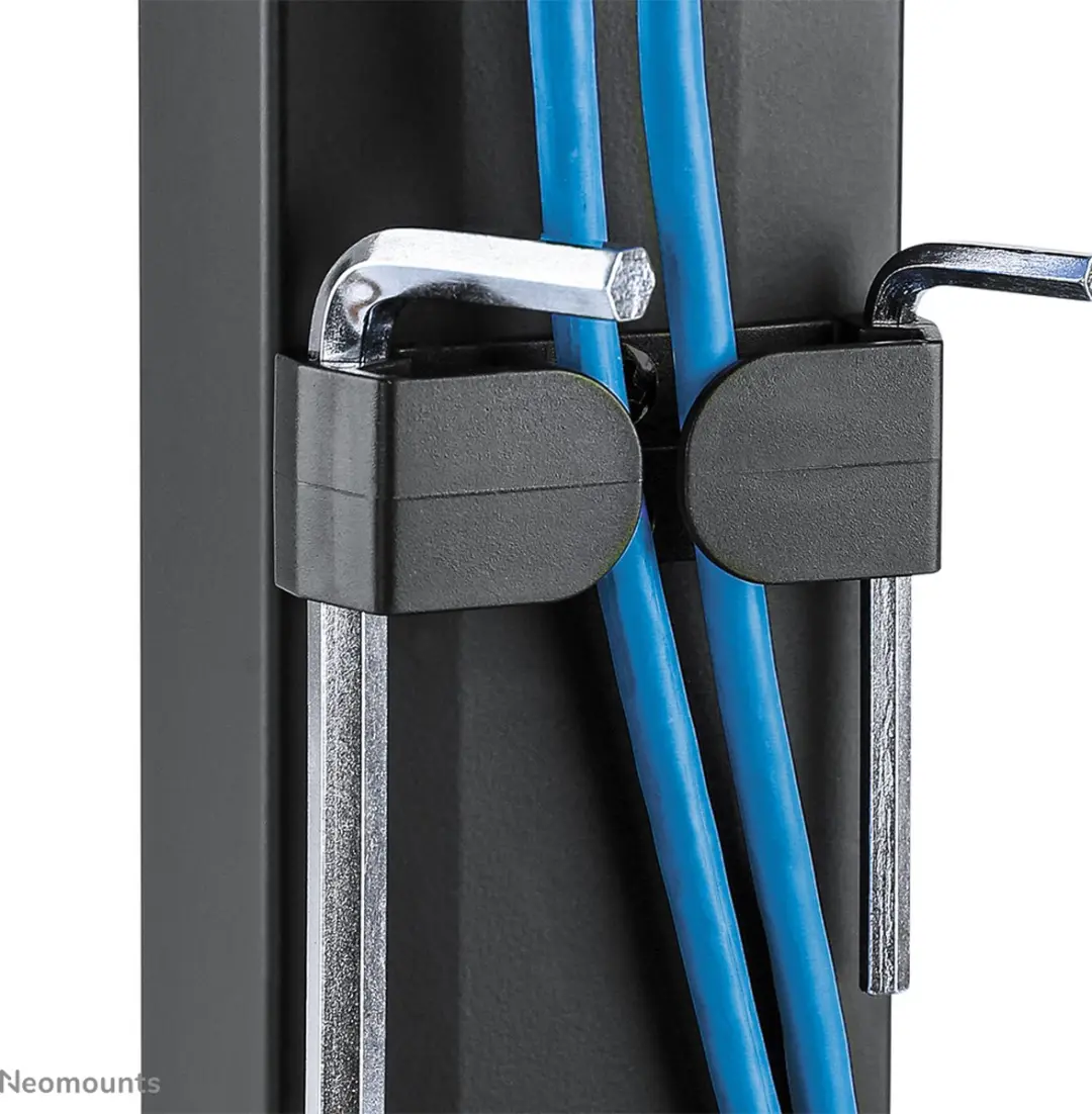 Neomounts FPMA-D865DBLACK Full Motion Monitorstandaard 2x 10-27" - Zwart - afbeelding 6 van 6