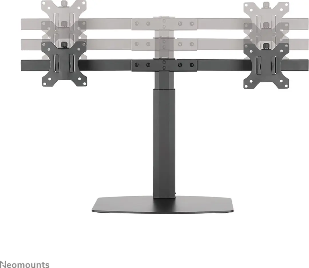 Neomounts FPMA-D865DBLACK Full Motion Monitorstandaard 2x 10-27" - Zwart