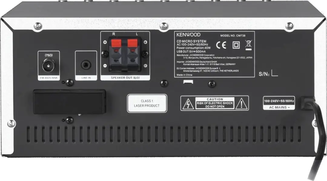 Kenwood M-9000S Smart Micro HiFi Systeem - Zilver