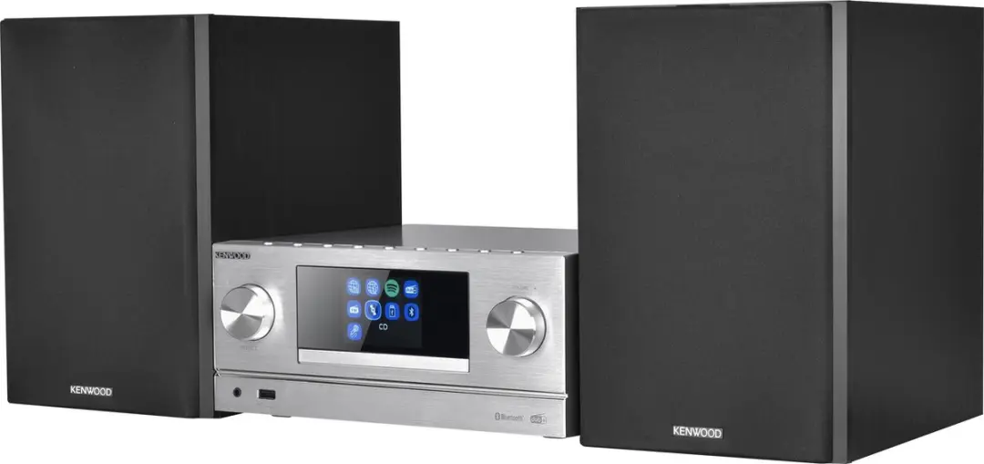 Kenwood M-9000S Smart Micro HiFi Systeem - Zilver - afbeelding 6 van 6