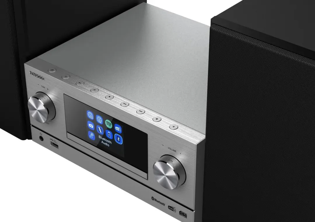 Kenwood M-9000S Smart Micro HiFi Systeem - Zilver