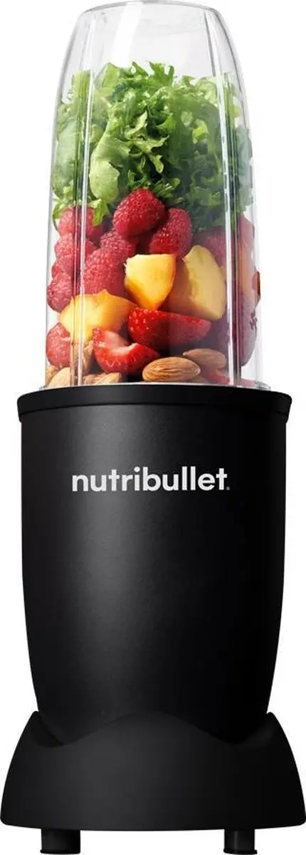 NutriBullet Pro Series Blender 900W - 2x 900ml To Go Bekers - Zwart