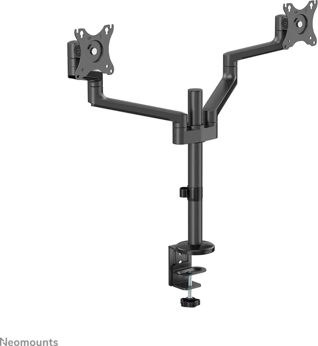 Neomounts NEXT Lite DS60-425BL2 Monitorarm 2x 17-27" - Zwart