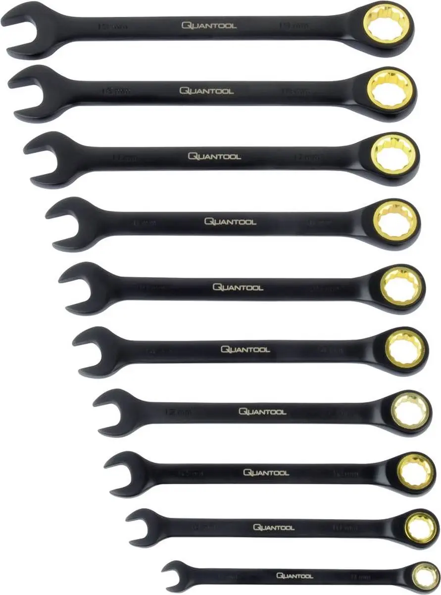 Brüder Mannesmann Q25210 Engelse sleutelset 10-delig - 8-19mm