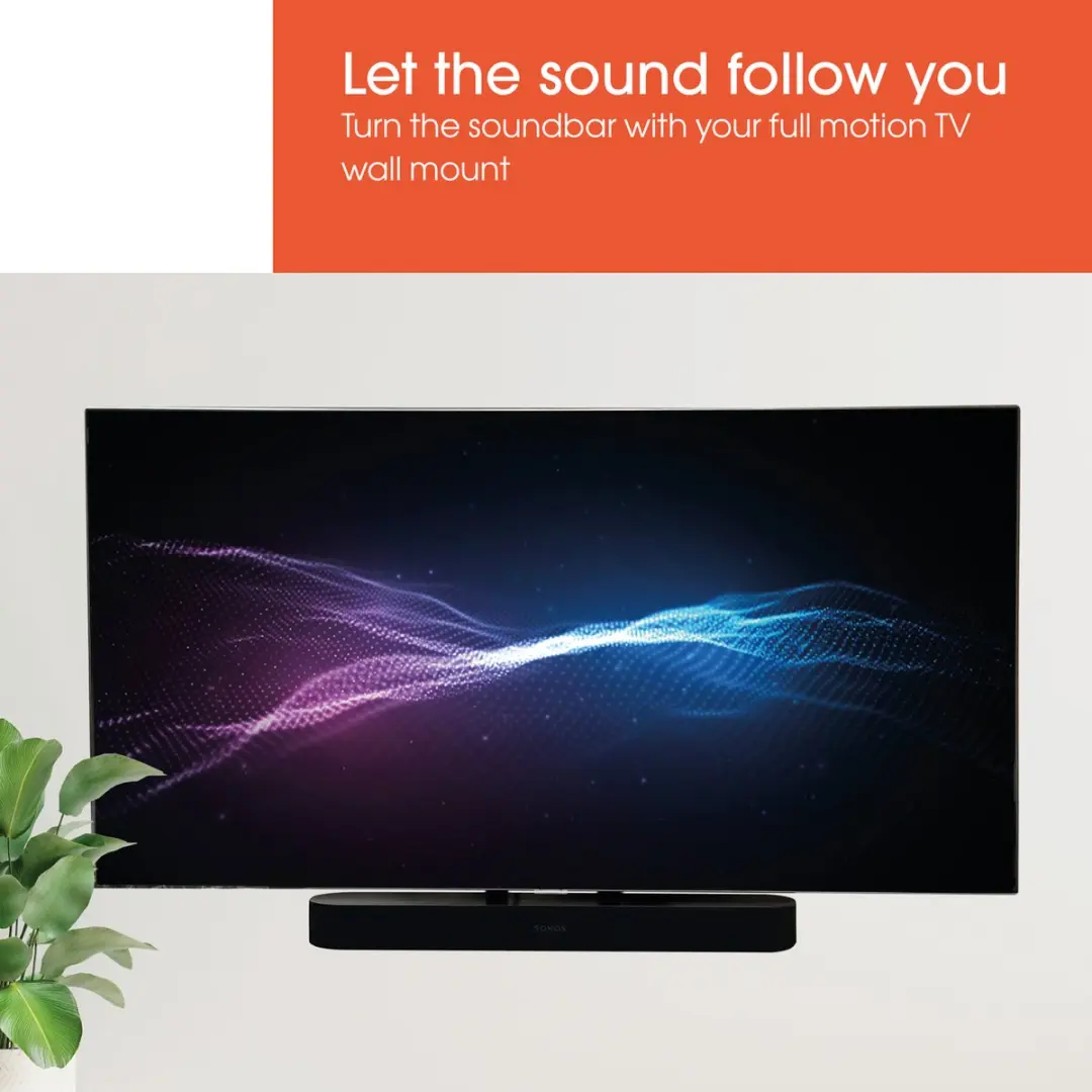 Vogel's Sound 3550 Dolby Atmos Sonos Arc & Universele Beugel - Zwart - afbeelding 6 van 6