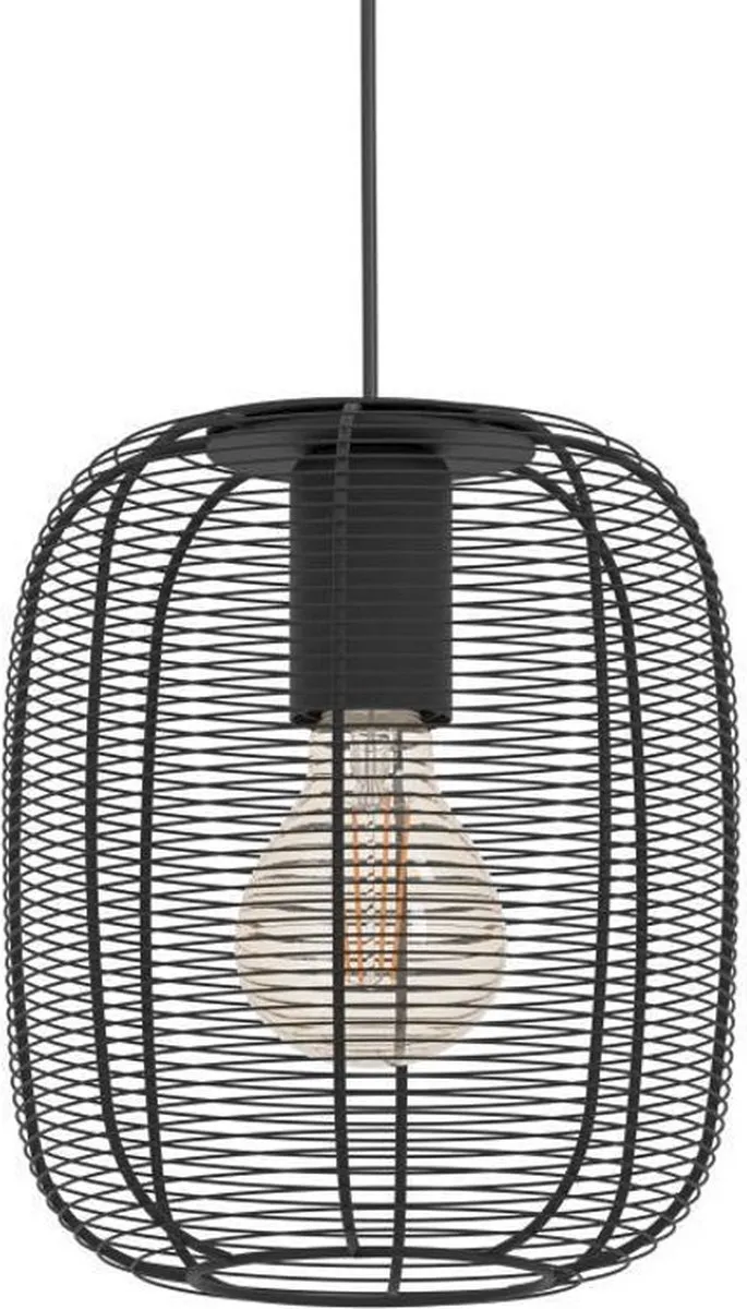 Eglo Rinroe Hanglamp E27 - 5 Lichts - Ø20cm - Zwart