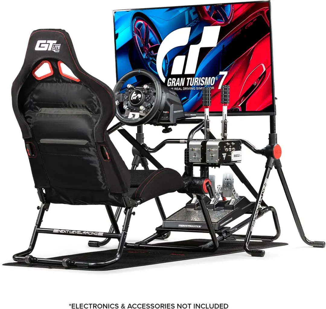 Next Level Racing GT Lite Pro Cockpit 225229 - Thrustmaster T248R Racestuur - Zwart