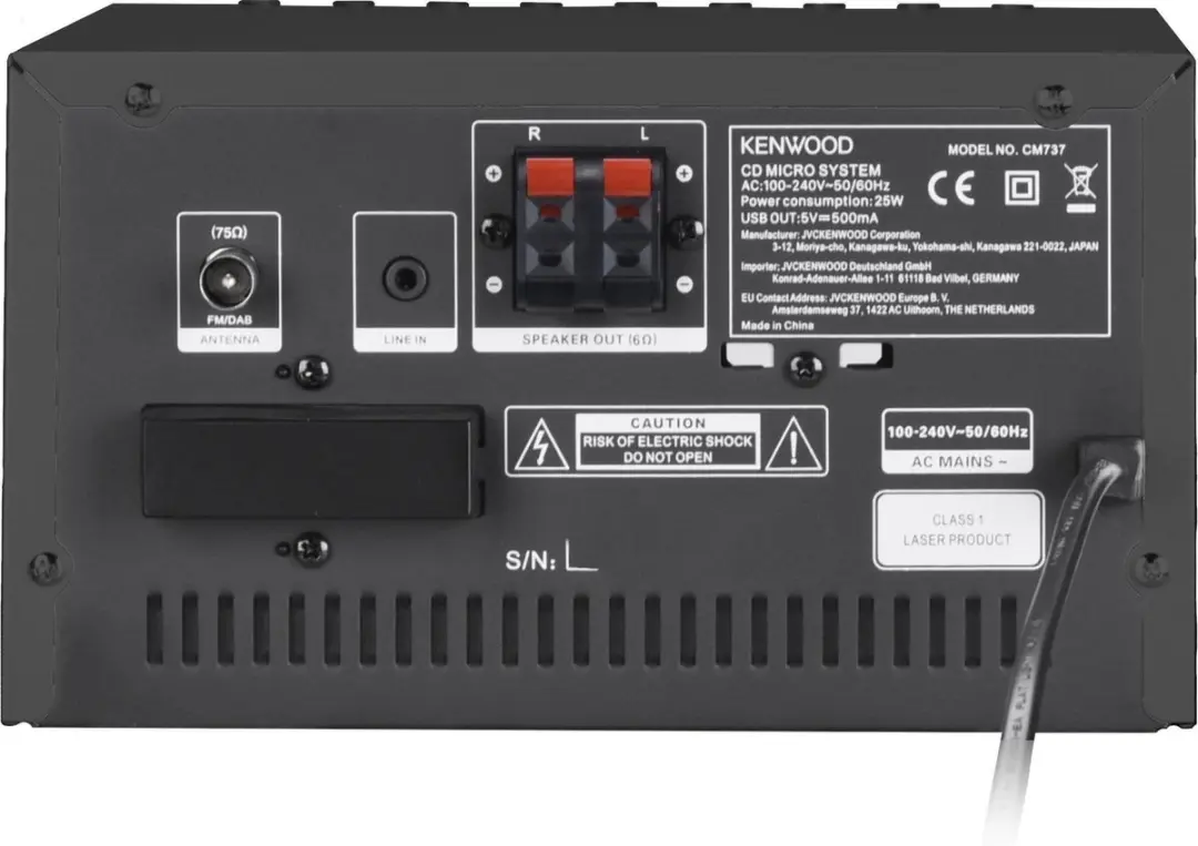 Kenwood M-7000S Smart Micro Systeem - Zwart