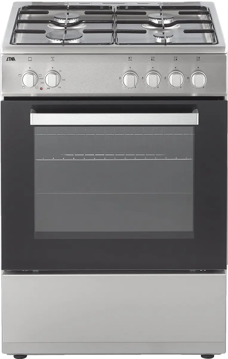 Etna FGV160RVS Gas/Elektro Fornuis 60cm