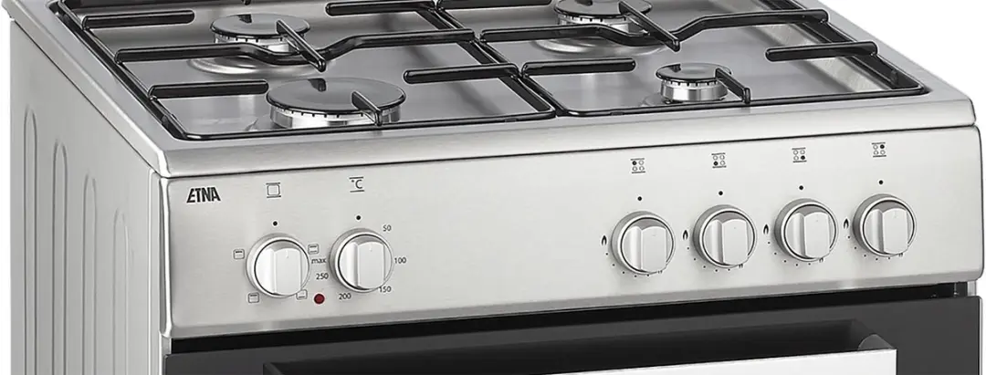 Etna FGV160RVS Gas/Elektro Fornuis 60cm - 72L - A