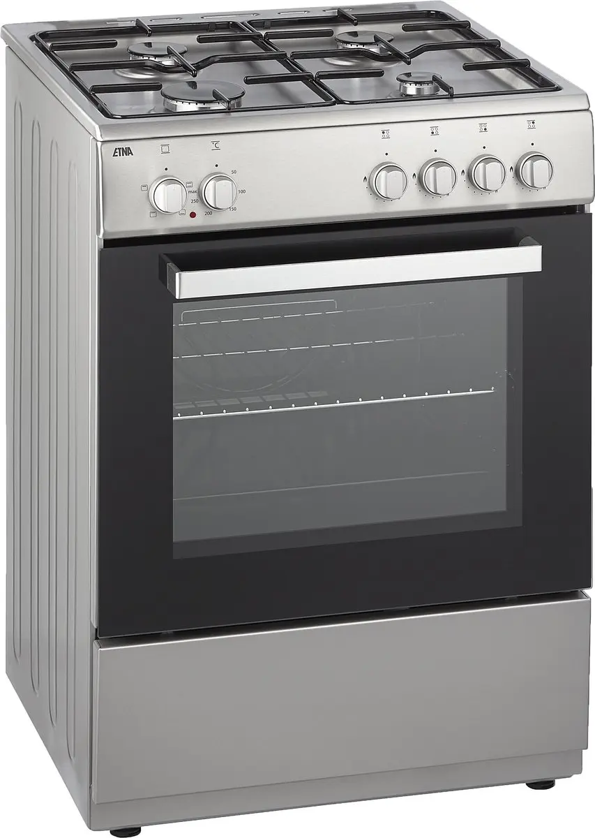 Etna FGV160RVS Gas/Elektro Fornuis 60cm - 72L - A