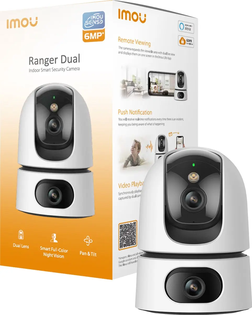 Imou Ranger Dual IPC-S2XP-10M0WED Beveiligingscamera