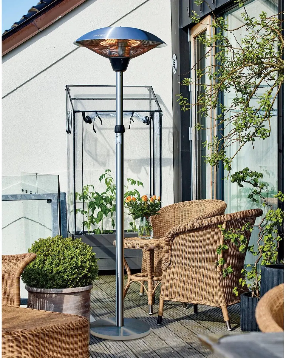 Eurom PD2101 XXL Terrasverwarmer 2100W - Grijs