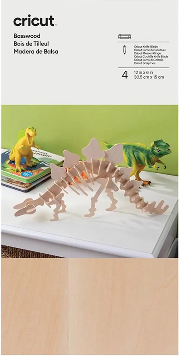 Cricut Basswood Plankjes 15,2x30,5cm