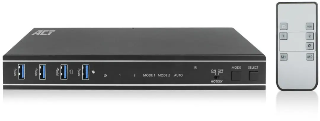 ACT AC7914 2-Poorts Dual HDMI KVM Switch 4K@60Hz