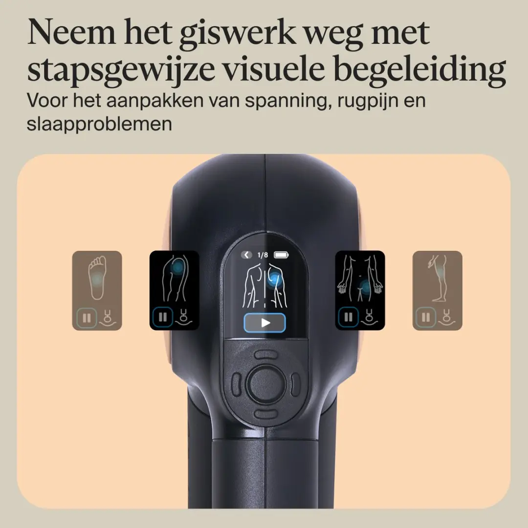Therabody Theragun Sense Massagepistool - 4 Koppen - Zwart - afbeelding 6 van 6
