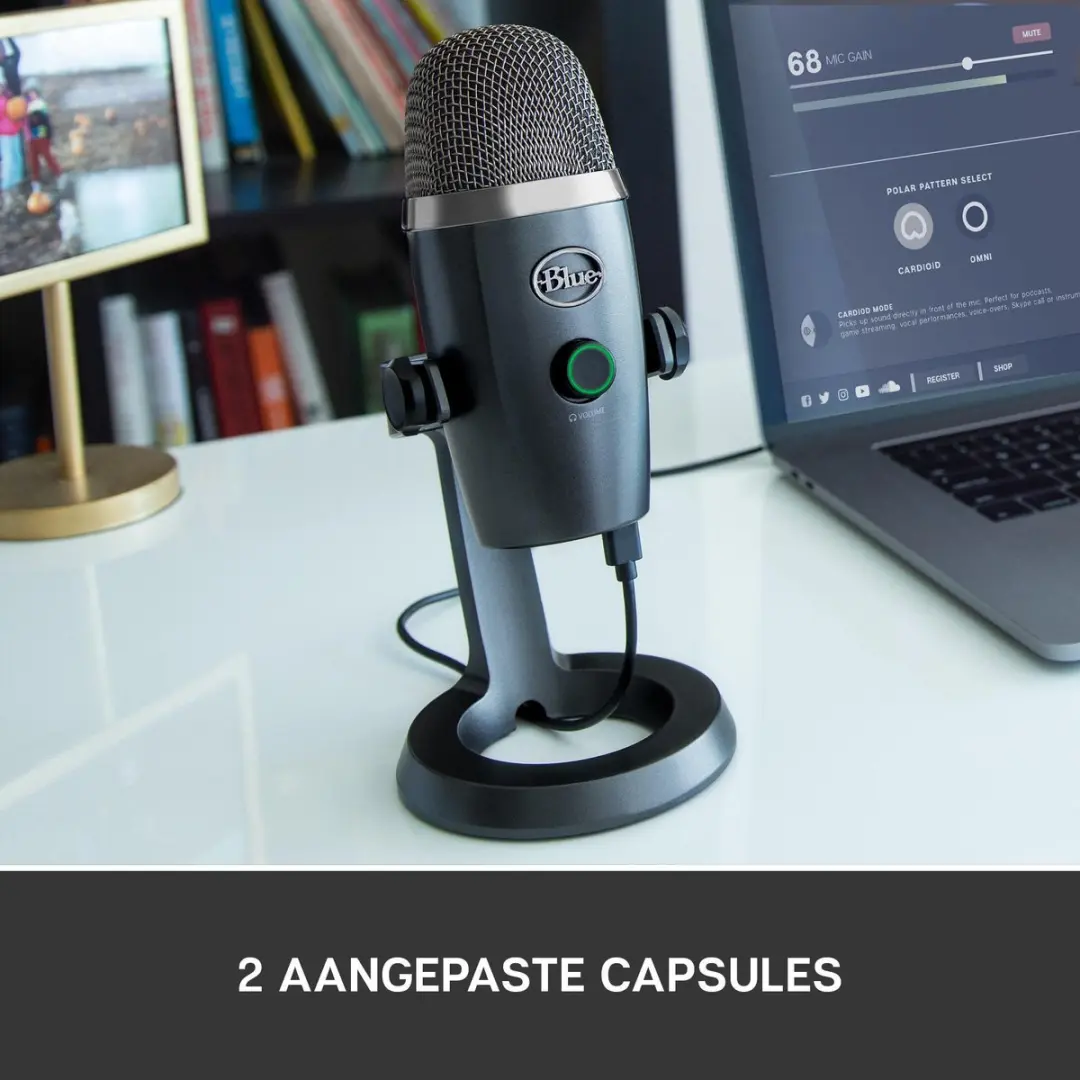 Blue Yeti Nano USB Microfoon - Shadow Grey
