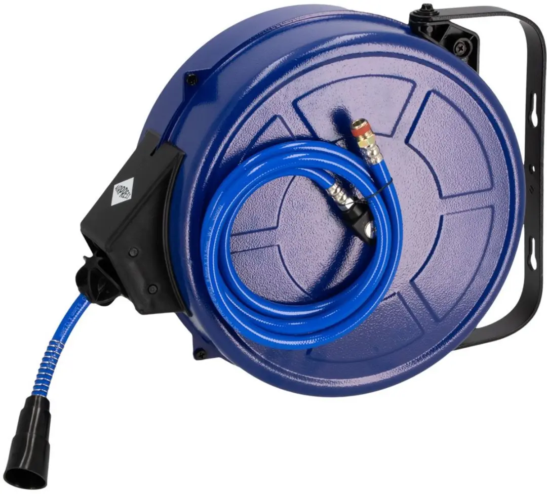 Airpress Luchtslanghaspel PU Wandmodel 18m