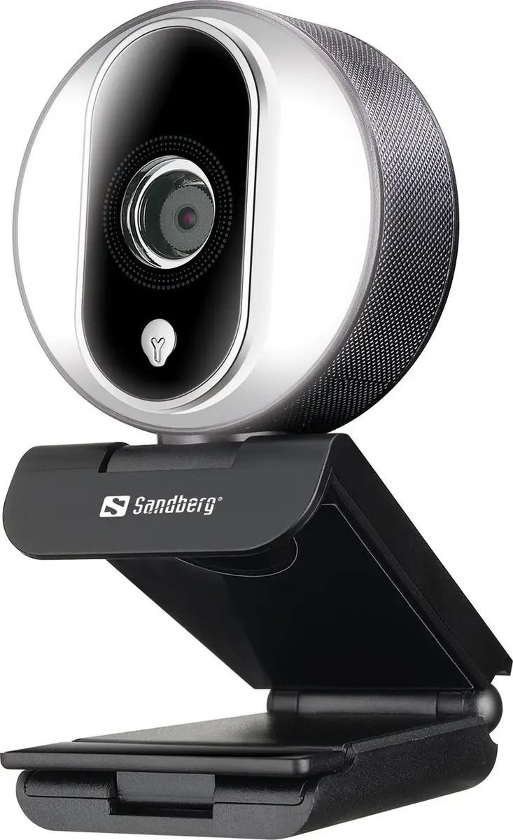 Sandberg Streamer USB Webcam Pro 134-12 - Zwart/Zilver - afbeelding 6 van 6