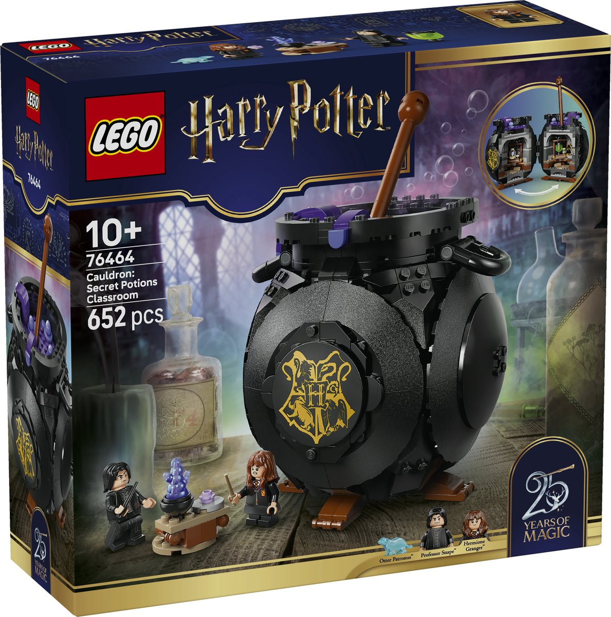 LEGO Harry Potter Ketel met Geheim Toverdrankenklaslokaal Bouwpakket voor Kinderen - 76464