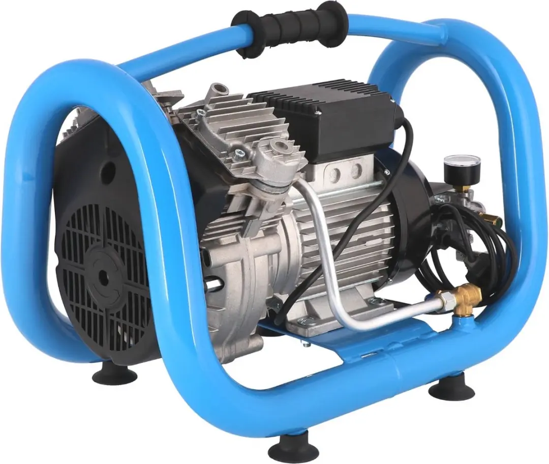 Airpress LMO 5-240 Olievrije Compressor 1100W - 5L - 192 l/min - Blauw