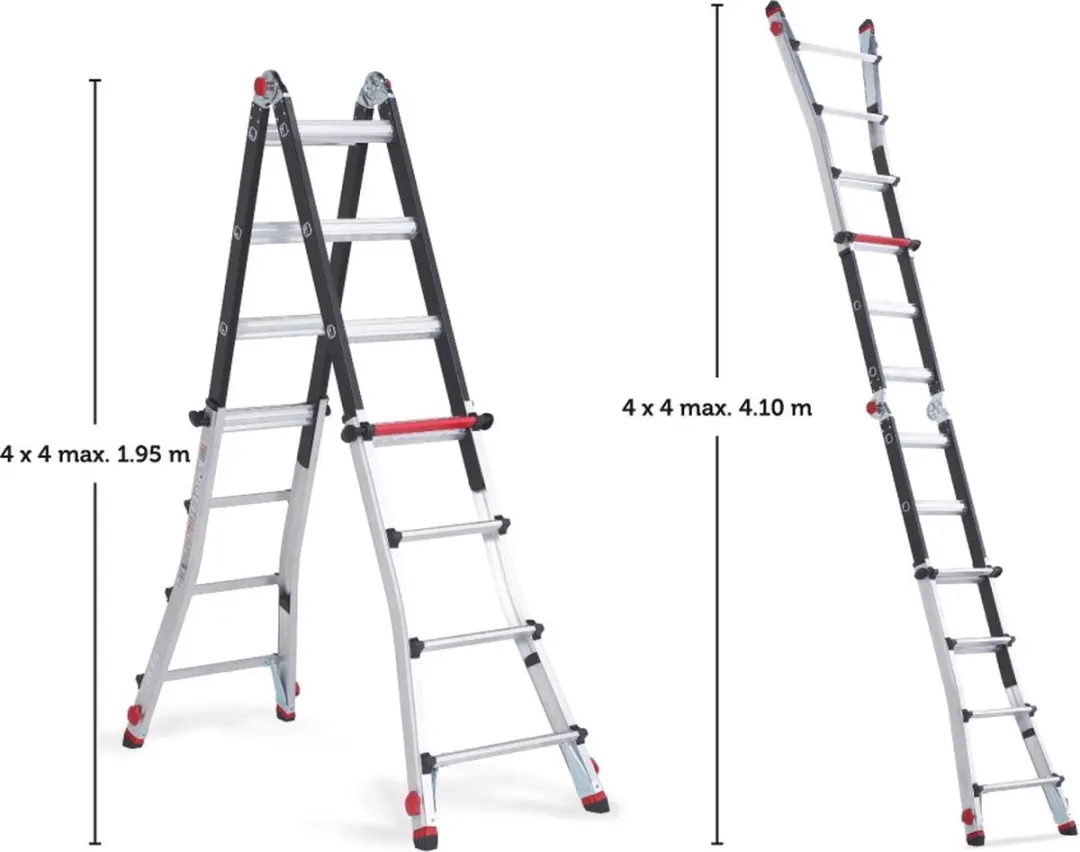 Altrex TeleProf Flex Vouwladder 4-delig - 5m Werkhoogte