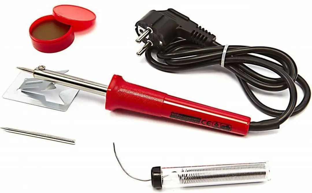 Brüder Mannesmann Soldeerbout 30W - 5-delige set - Rood