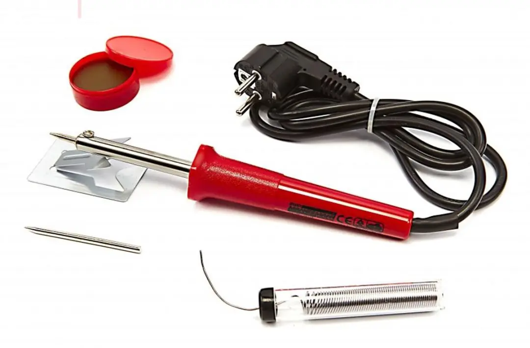 Brüder Mannesmann Soldeerbout 30W - 5-delige set - Rood