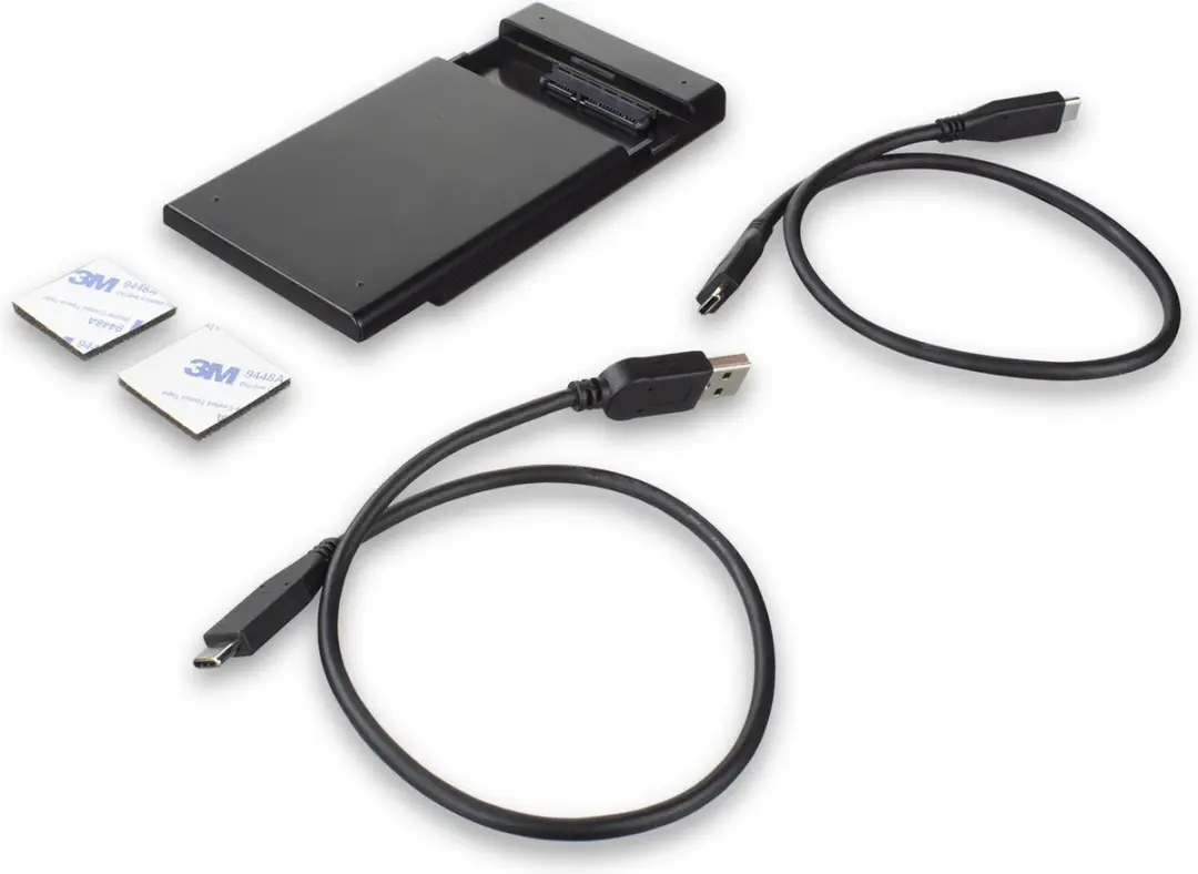 ACT AC1225 2.5" SATA Harde Schijfbehuizing - USB-C 3.2 Gen2 - Zwart
