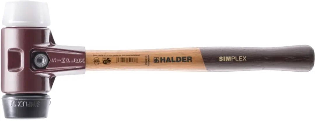 Halder Simplex 3027030 Hamer - Gietstaal met houten steel
