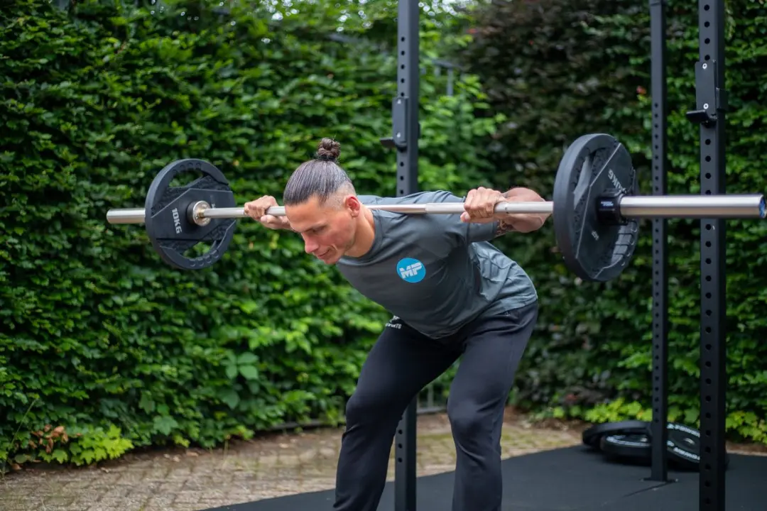 Muscle Power Olympische Halterstang 218cm - 50mm - Zilver