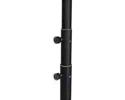 VirtuFit Basketbalpaal 230-305cm - Officiële hoogte - Zwart