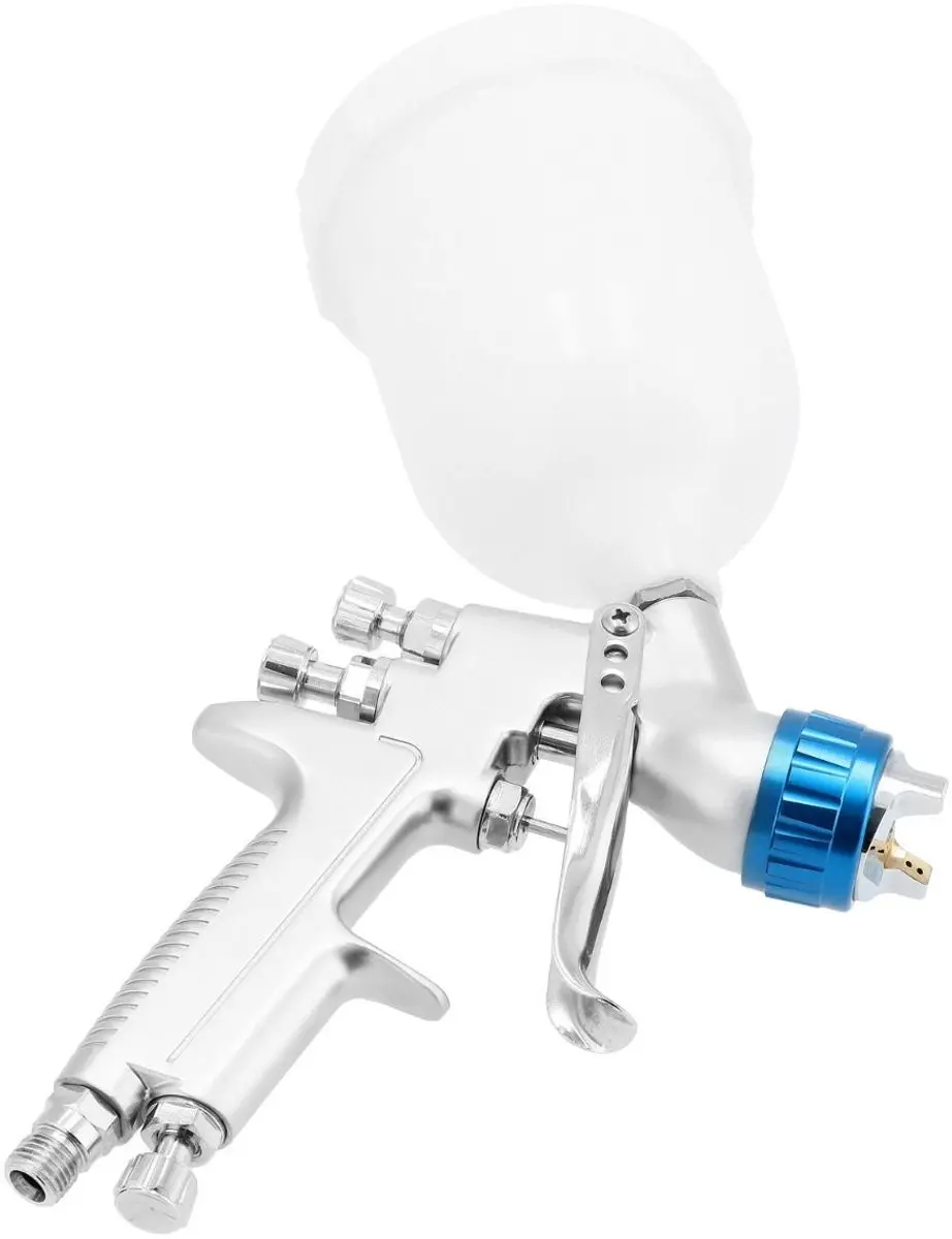 Airpress Verfspuit 45194-1.8 1.8mm - 600ml - Zilver/Blauw