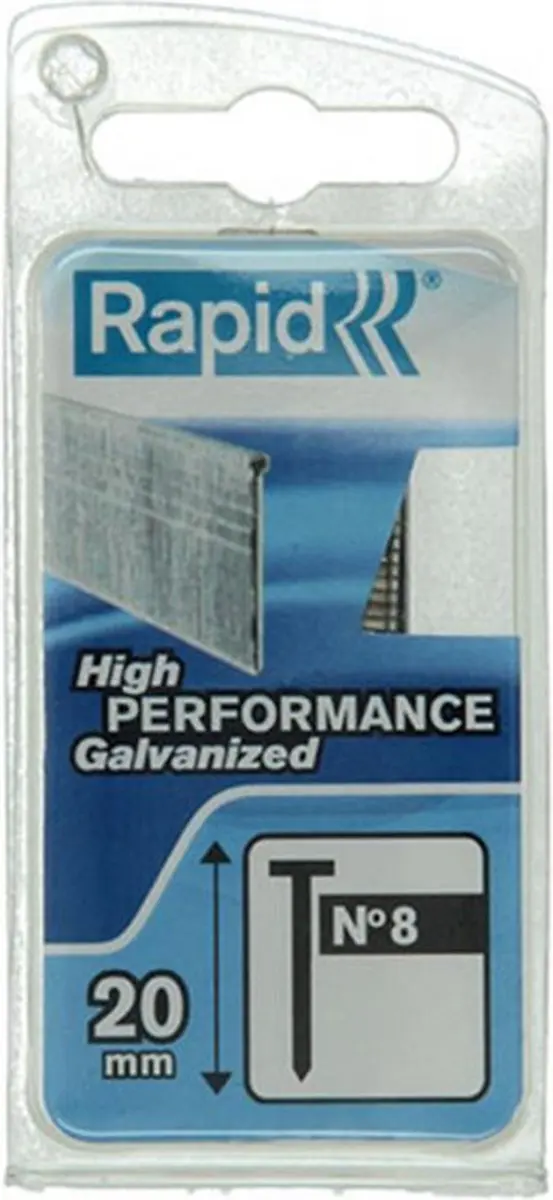 Rapid Nagels Nr.8 - 20mm - 750 Stuks