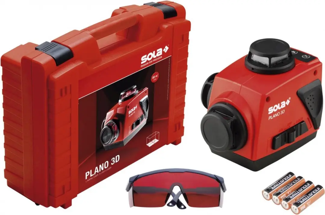 Sola Plano 3D Lijnlaser 71015301 - 20m Rood - afbeelding 6 van 6