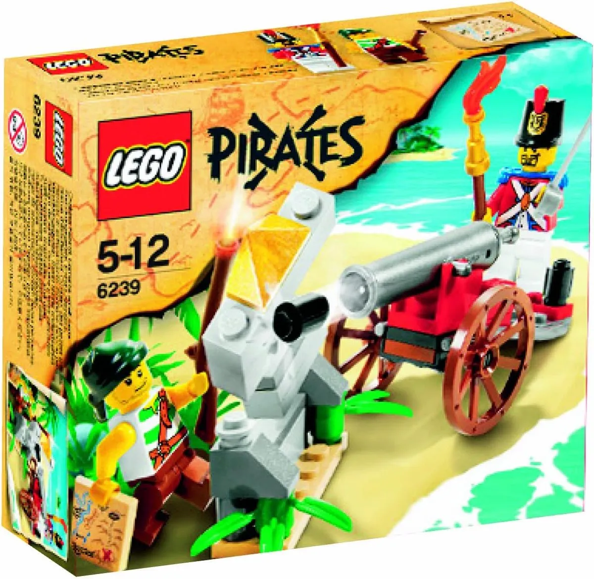 LEGO Pirates Strijd Om Schatkaart 6239