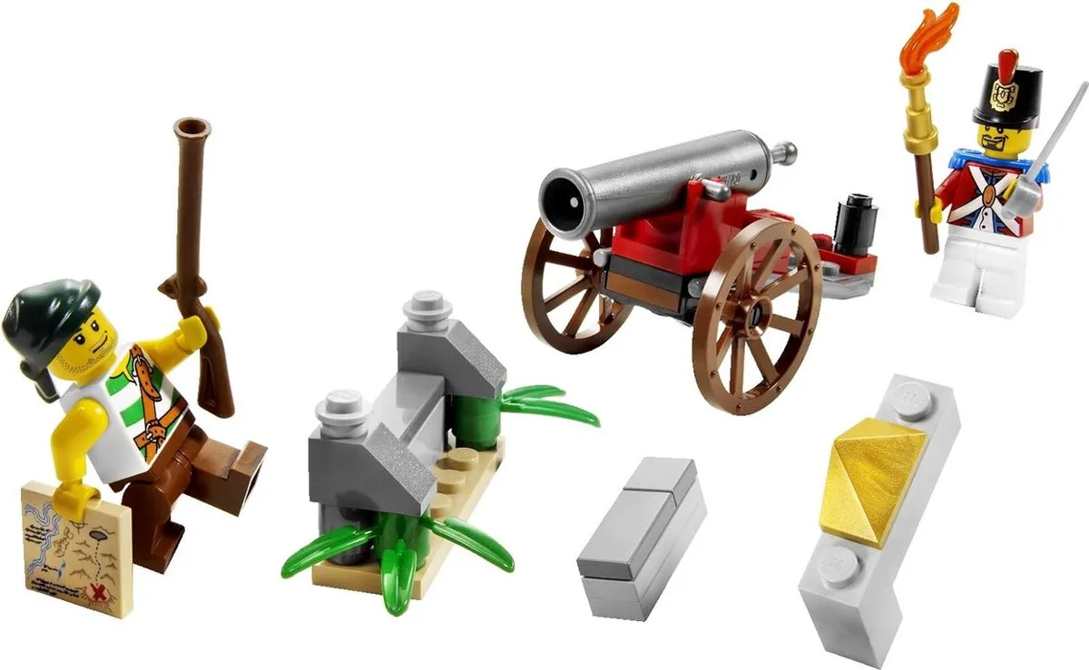 LEGO Pirates Strijd Om Schatkaart 6239 - 36 Stukken