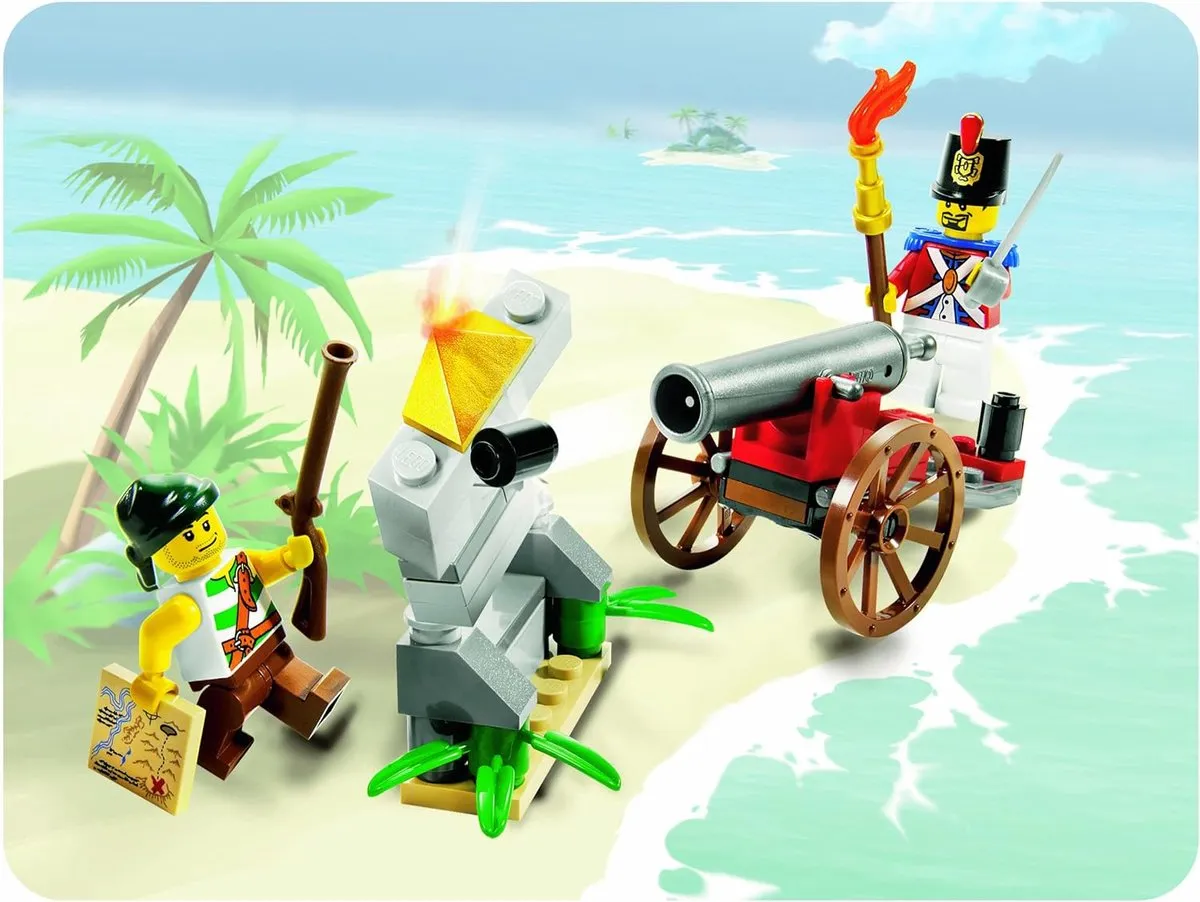 LEGO Pirates Strijd Om Schatkaart 6239 - 36 Stukken